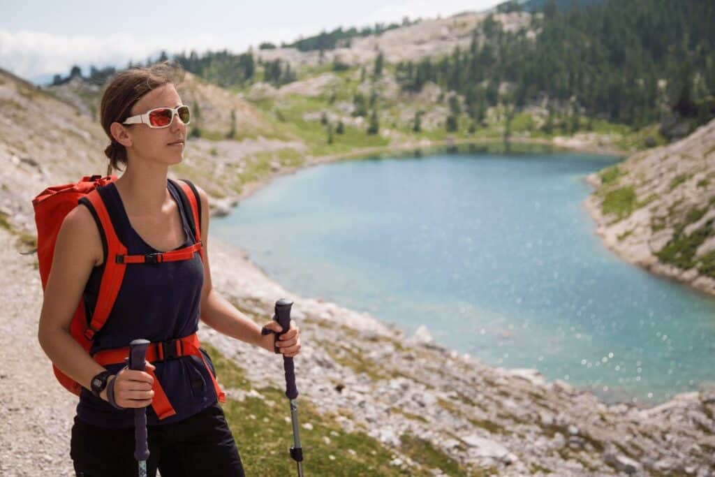 Female Hiking