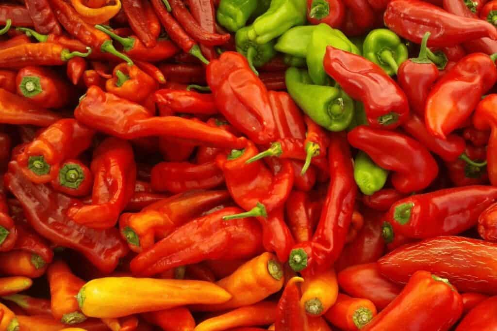 Variety of Peppers