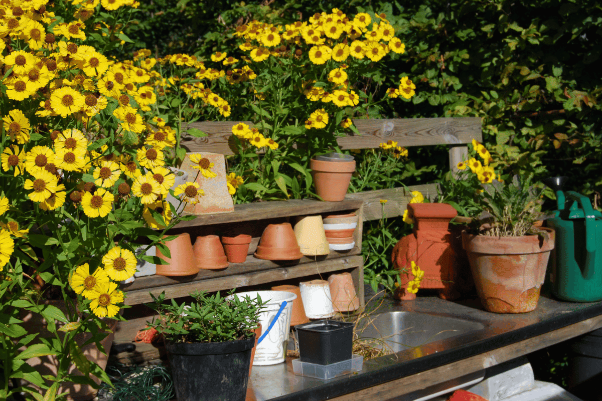 How to build a potting bench